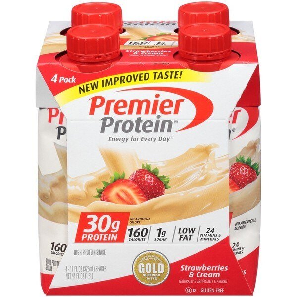 Premier Protein Protein Shake Strawberries & Creme 11 fl. oz., PK12, Premier Protein, Mfr#: P2A010304IS0301
